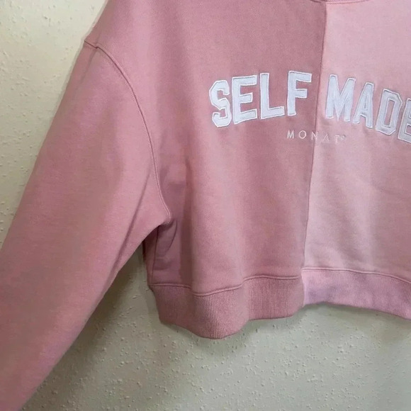2/$30 Monat Gear Self Made Pink Sweatshirt Size Medium - Picture 5 of 5